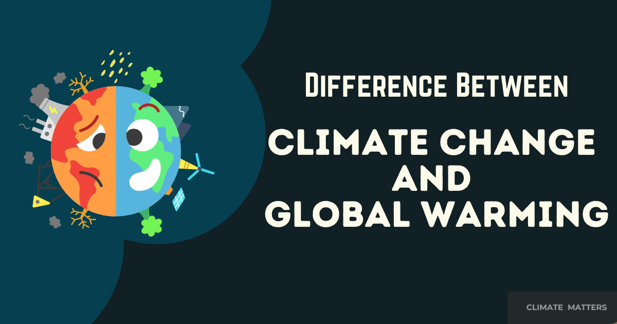 global warming vs climate change